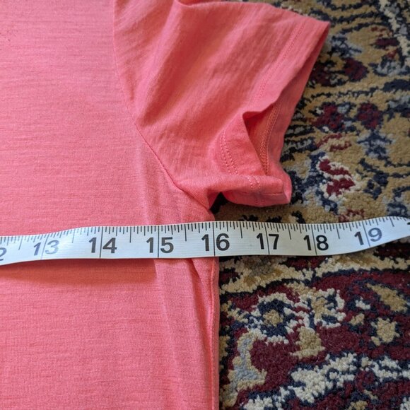 Icebreaker Short Sleeve Shirt Pink Tshirt Top Wool Round Neck Small - Picture 5 of 7